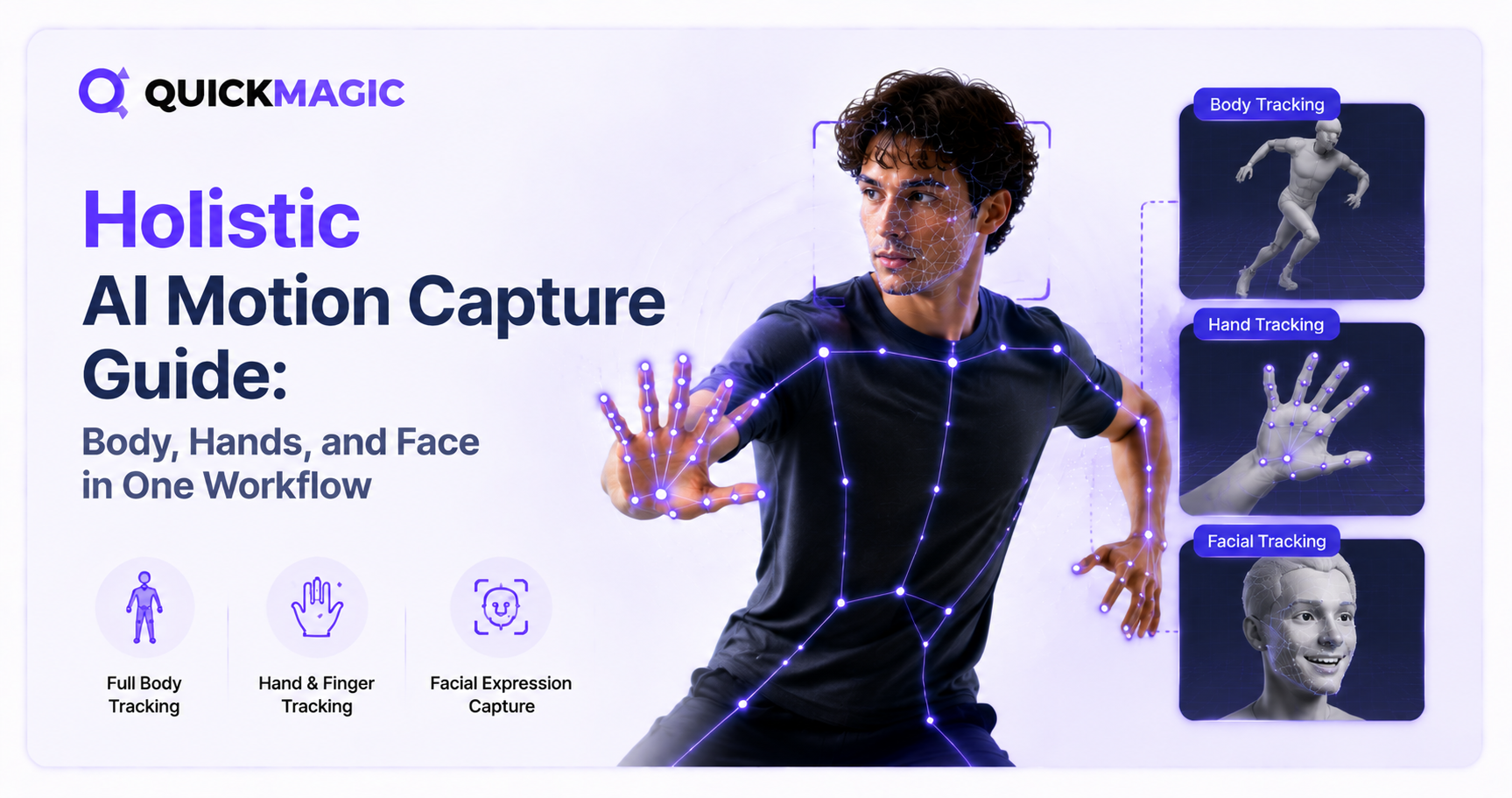 Holistic AI Motion Capture Guide: Body, Hands, and Face in One Workflow