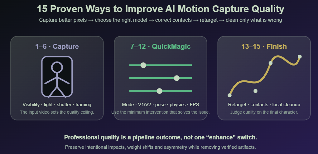 How to Improve AI Motion Capture Quality: 15 Proven Tips for Professional Mocap Results