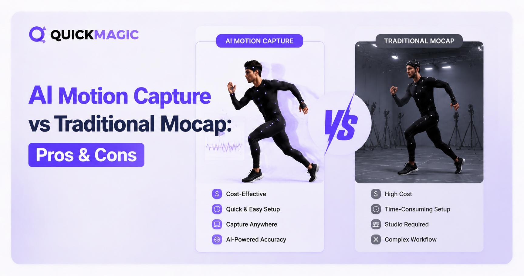 AI Motion Capture vs Traditional Mocap: Pros & Cons