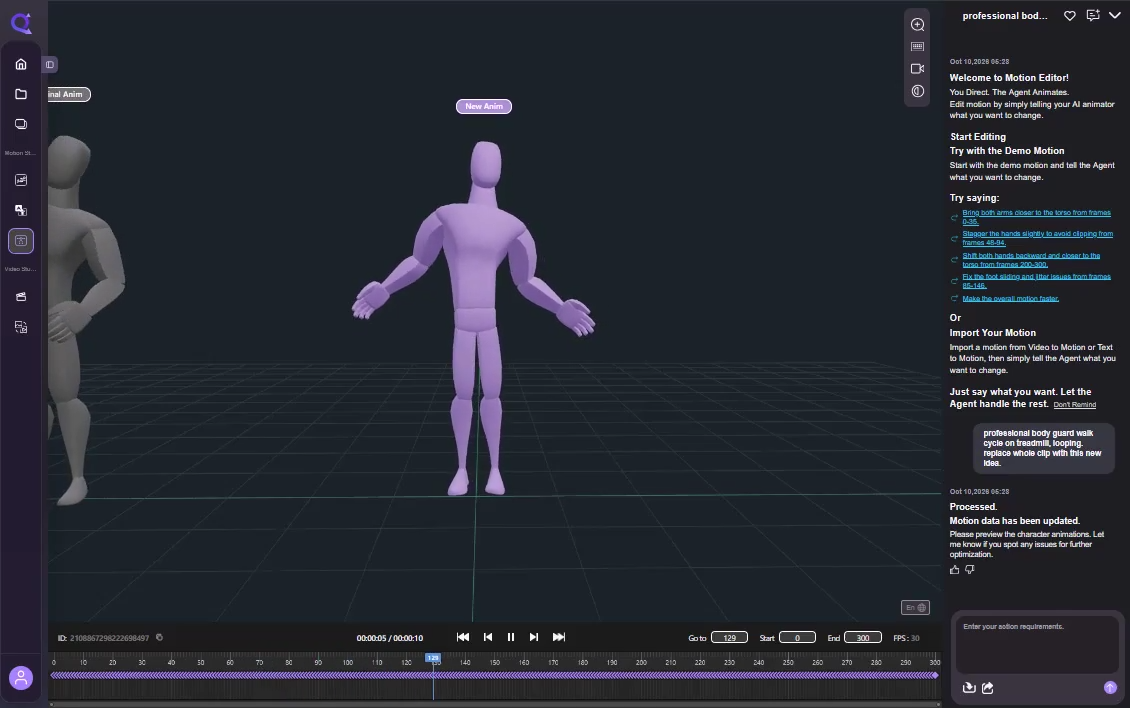 Motion Editor — Fix Foot Slide & Jitter: A QuickMagic Tutorial