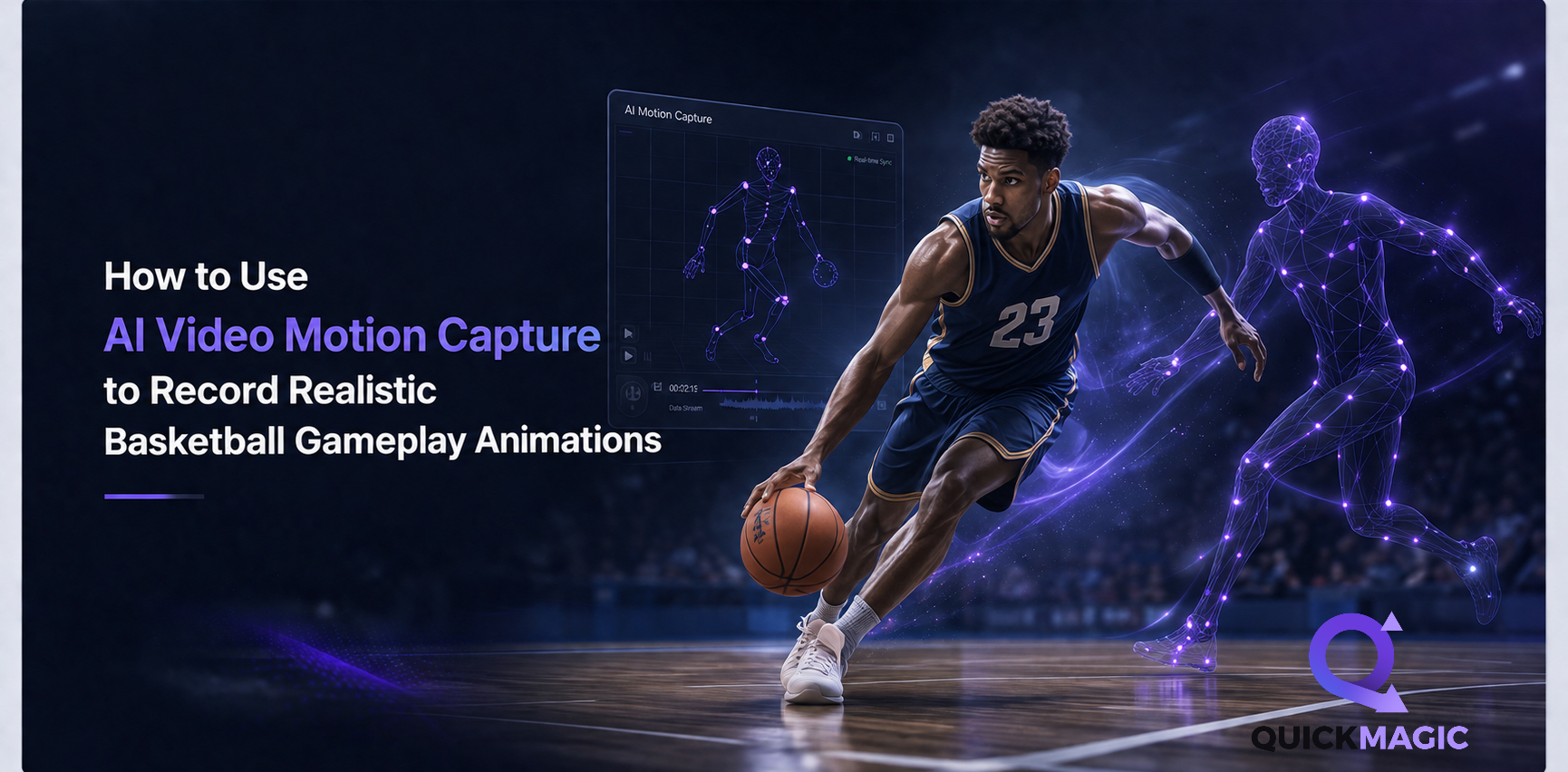How to Use AI Video Motion Capture to Record Realistic Basketball Gameplay Animations