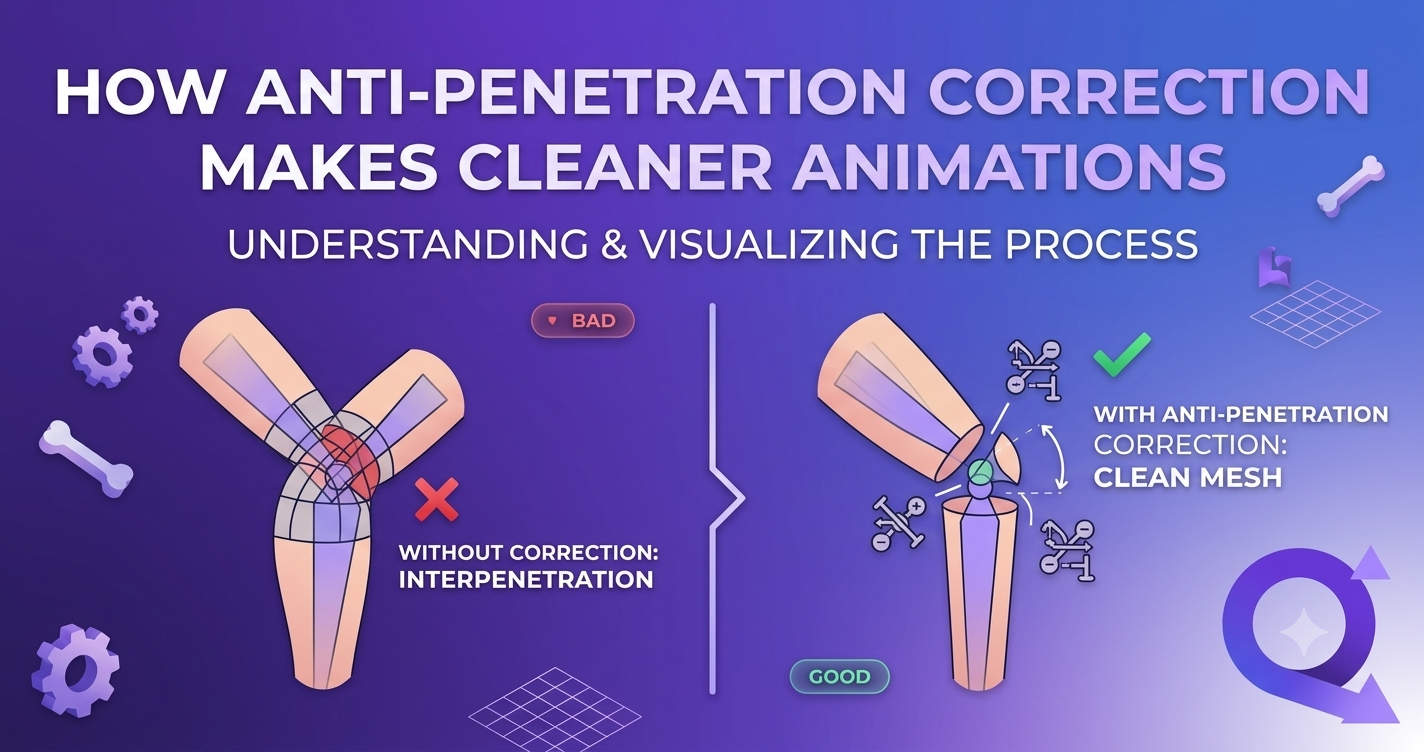 How Anti-Penetration Correction Makes Cleaner Animations