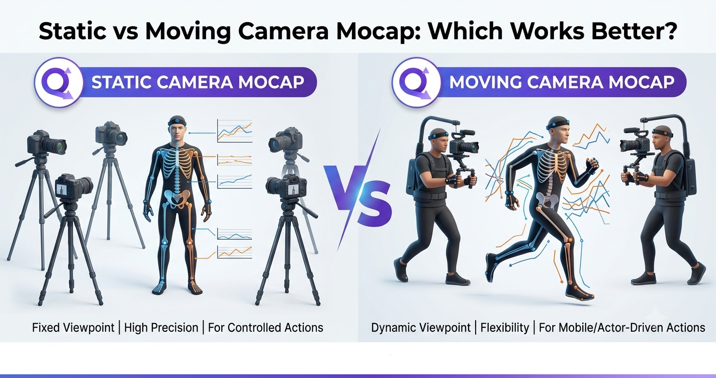 Static vs Moving Camera Mocap: Which Works Better?