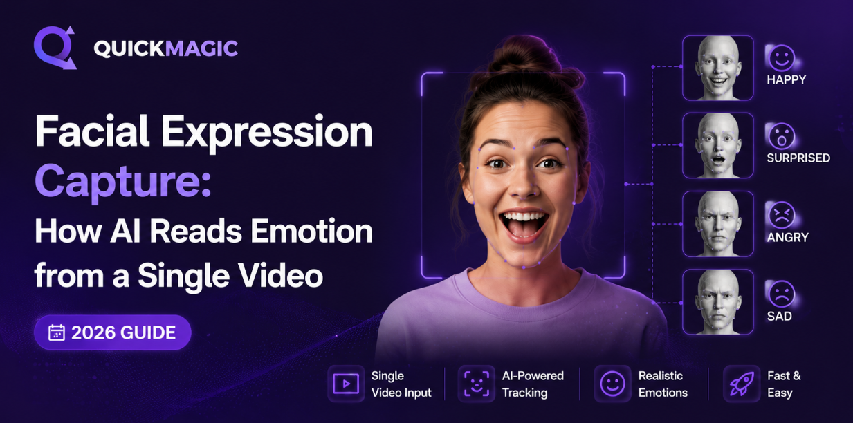 Facial Expression Capture: How AI Reads Emotion from a Single Video (2026 Guide)
