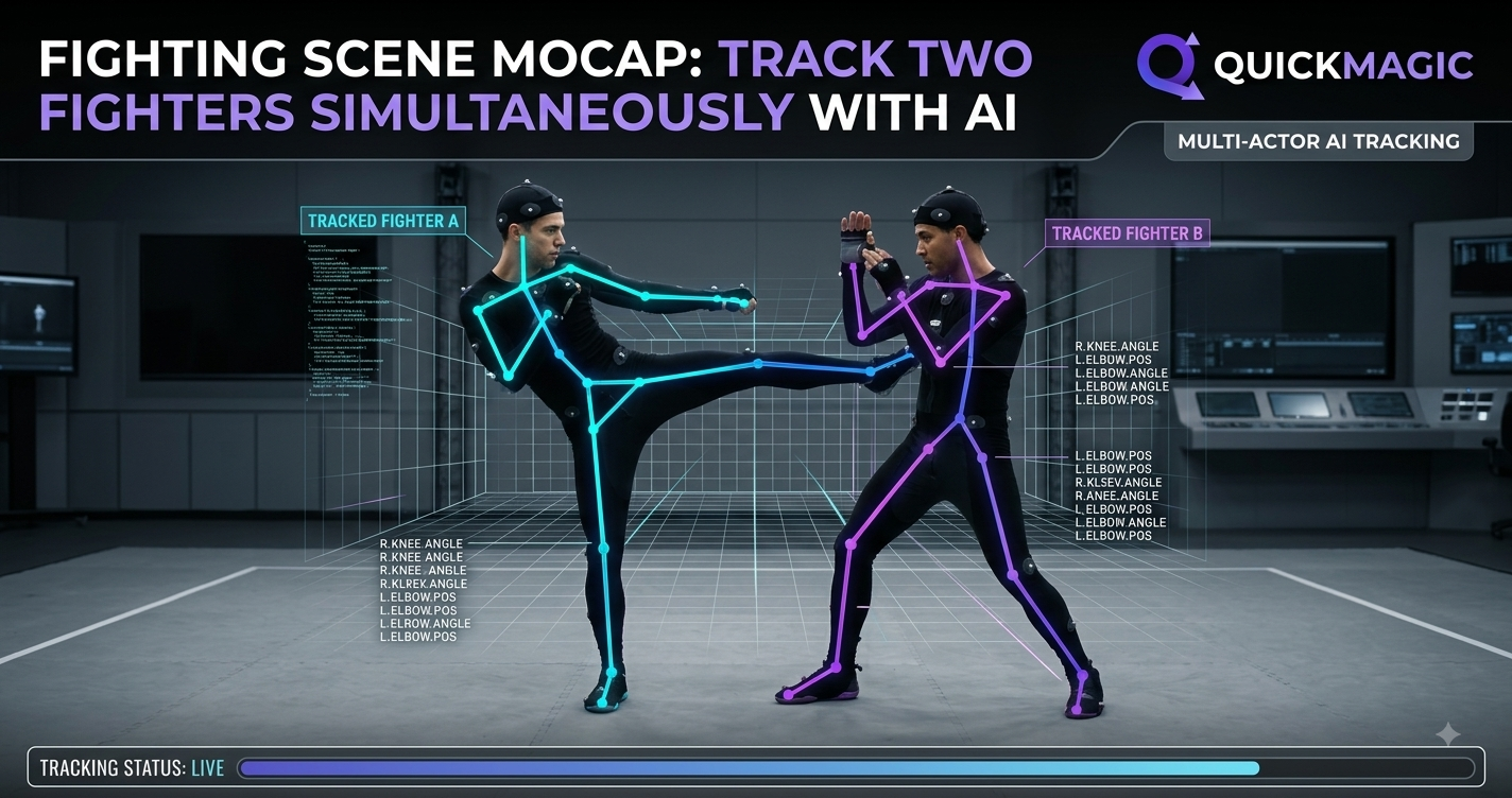 Fighting Scene Mocap: Track Two Fighters Simultaneously with AI 